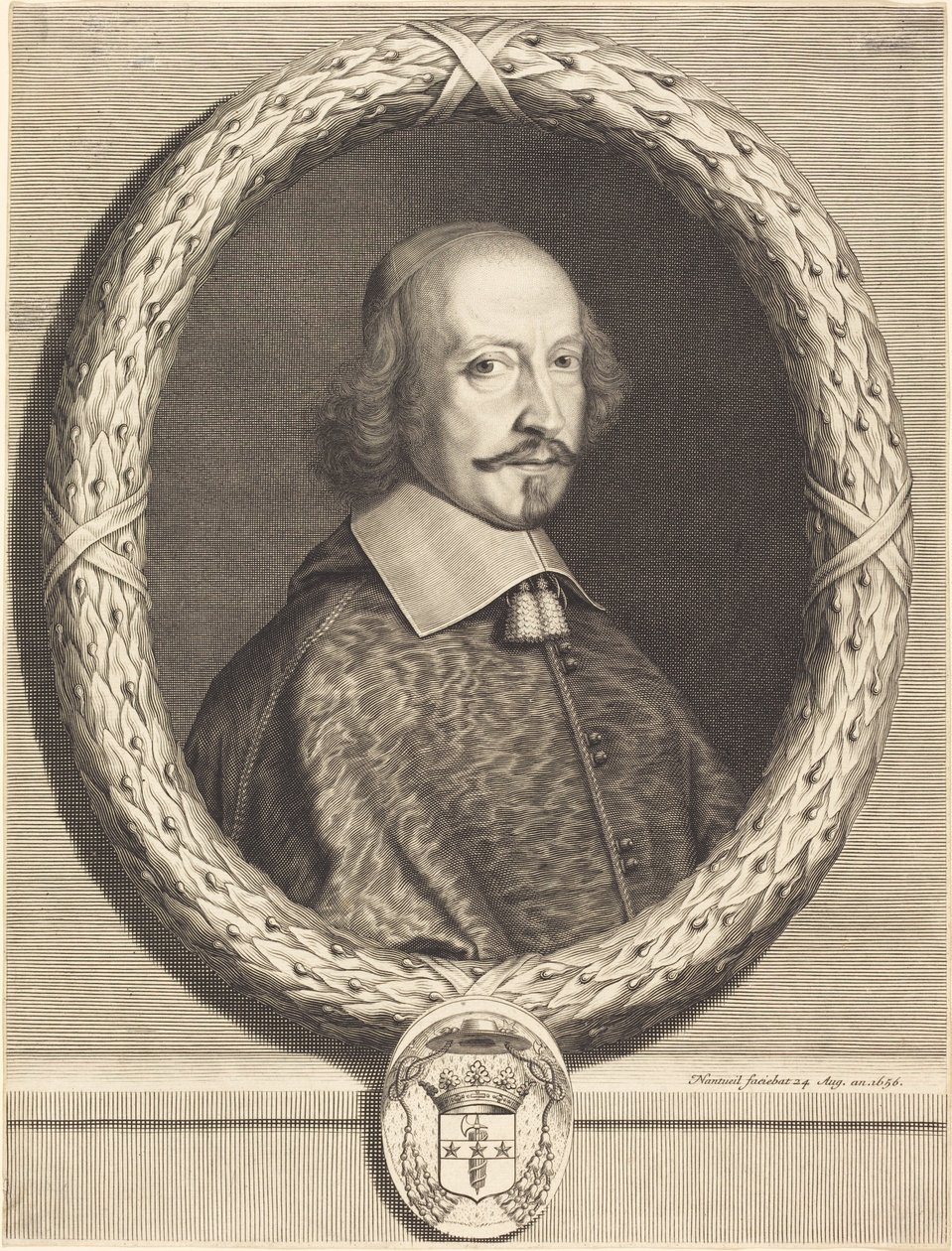Kardinal Jules Mazarin af Robert Nanteuil
