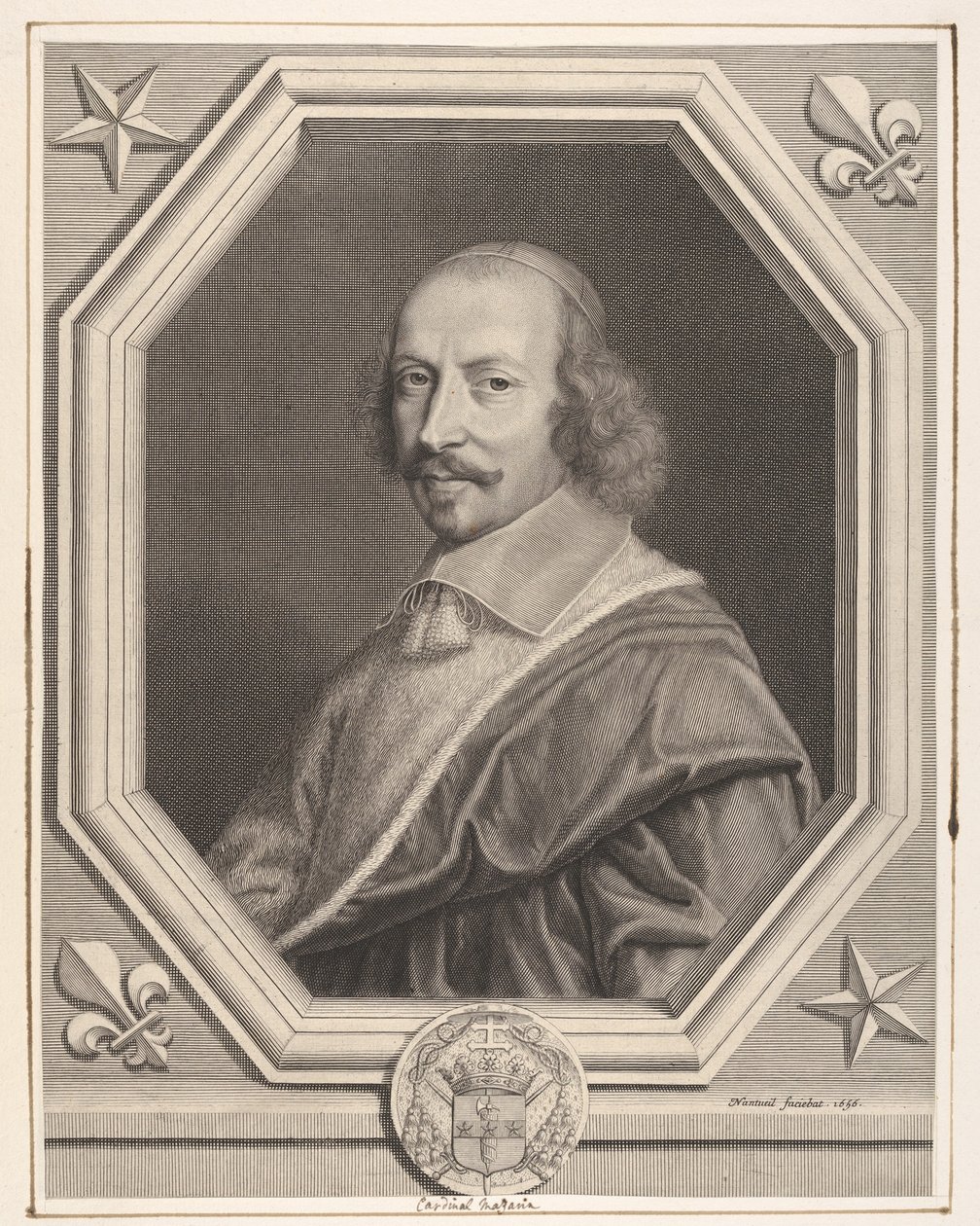 Kardinal Jules Mazarin af Robert Nanteuil