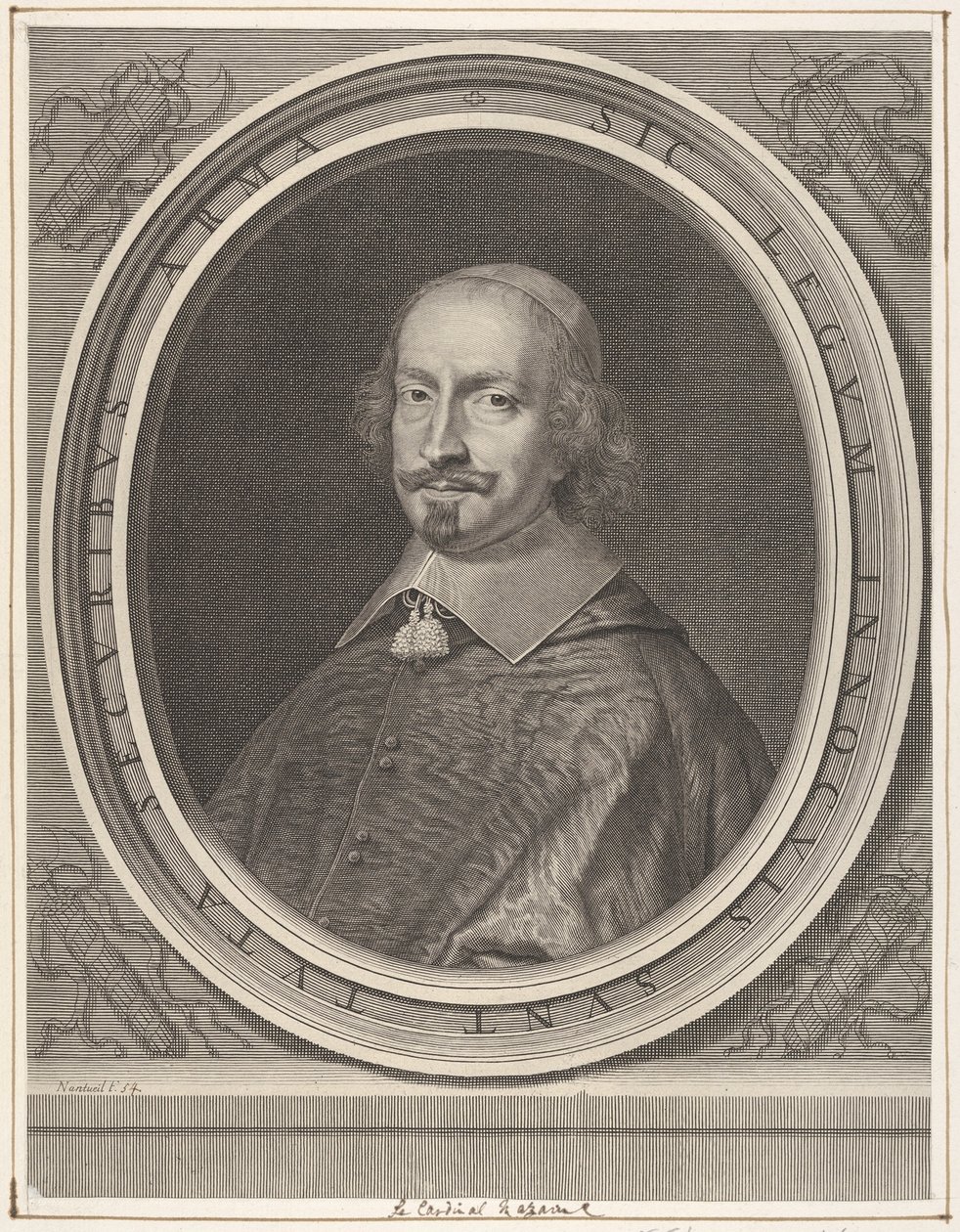 Kardinal Jules Mazarin af Robert Nanteuil