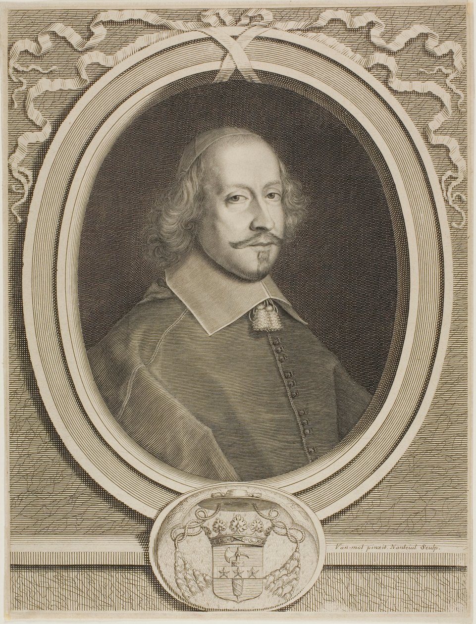Kardinal Mazarin af Robert Nanteuil
