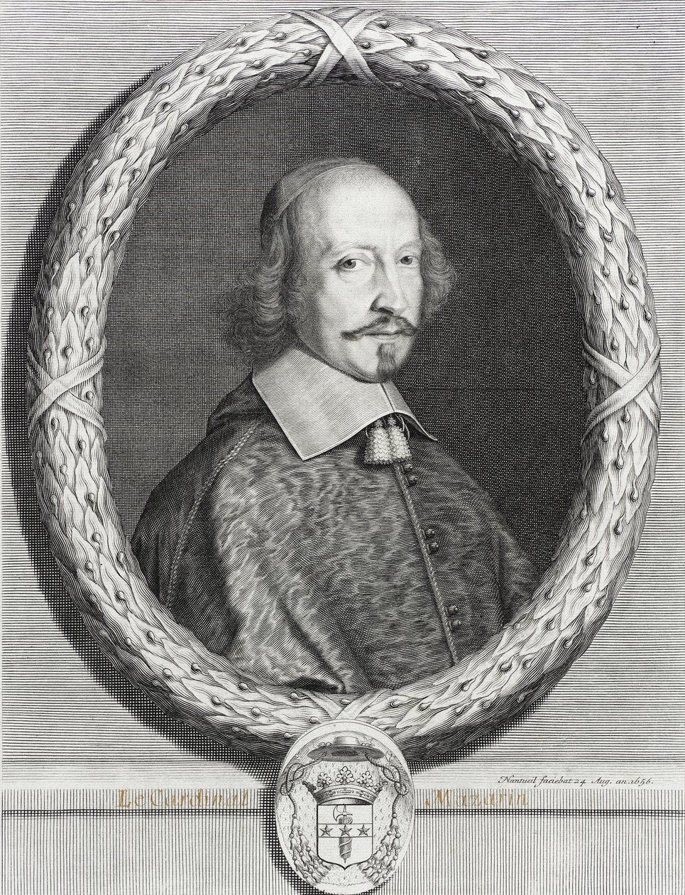 Kardinal Mazarin af Robert Nanteuil