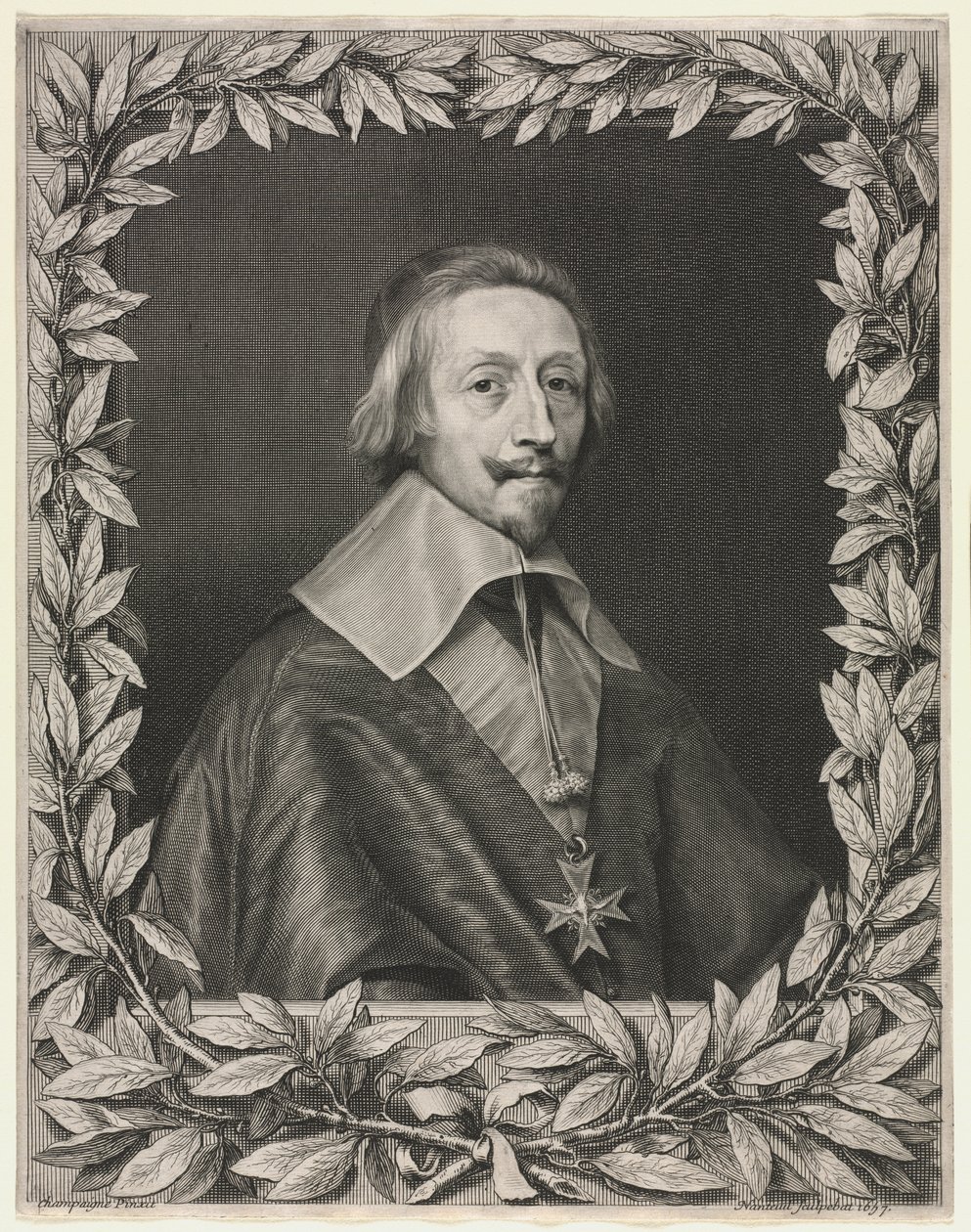 Kardinal Richelieu af Robert Nanteuil
