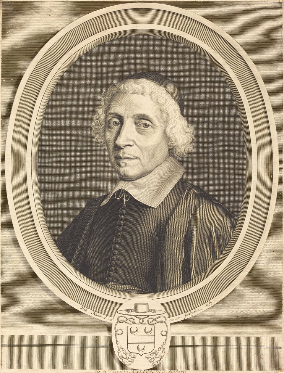 Kardinal af Bonzi af Robert Nanteuil