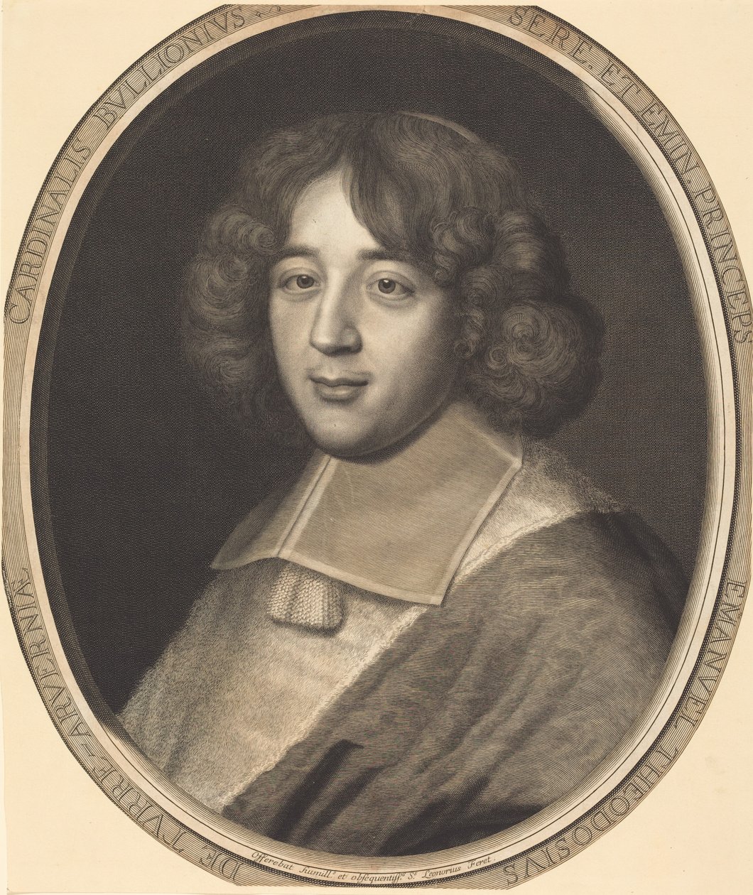 Kardinal de Bouillon af Robert Nanteuil
