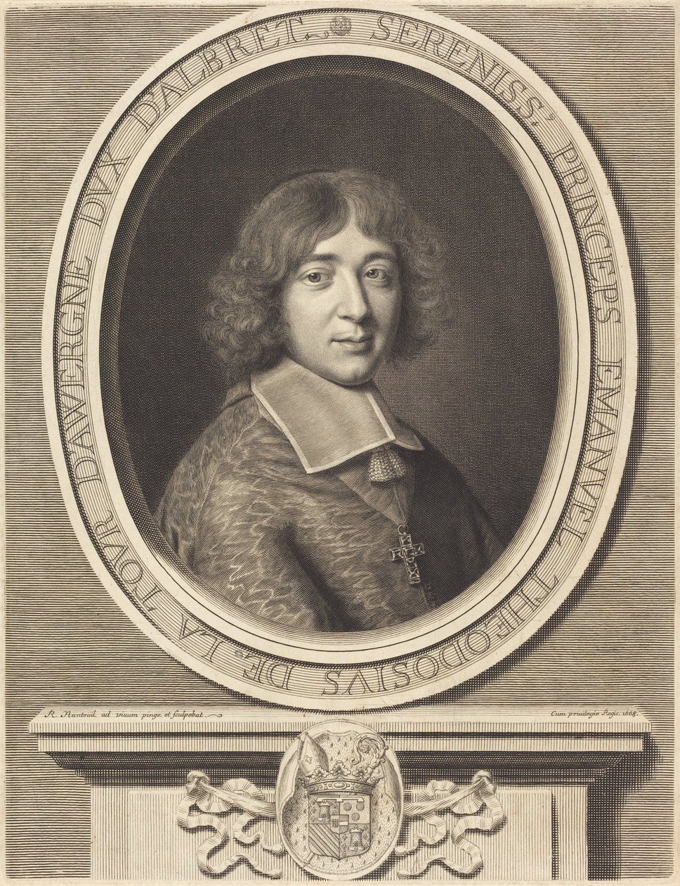Kardinal de Bouillon af Robert Nanteuil