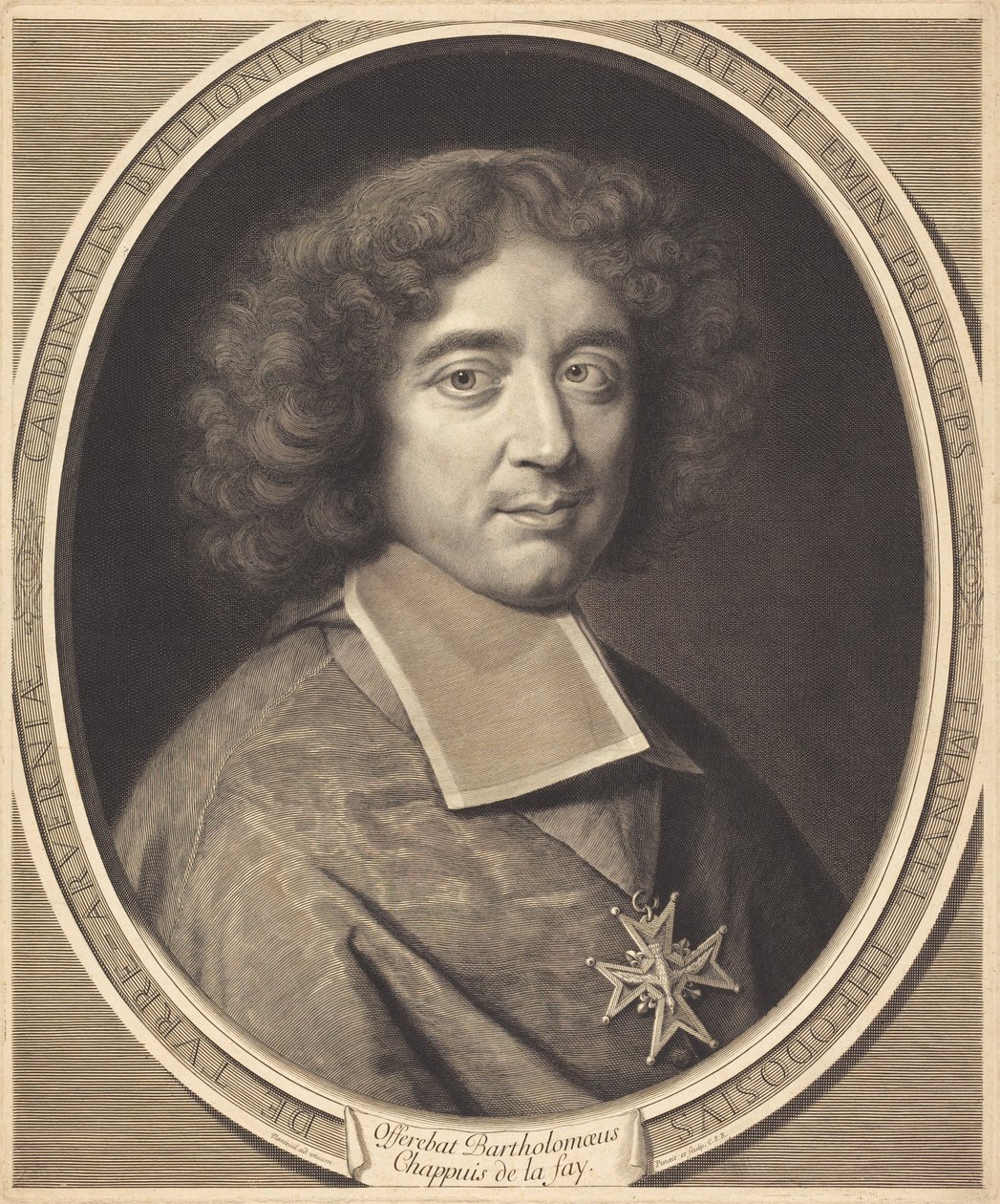 Kardinal de Bouillon af Robert Nanteuil