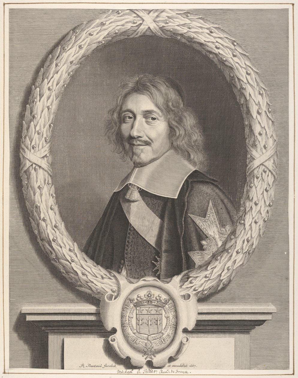 Kansler Le Tellier, 1600-tallet. af Robert Nanteuil