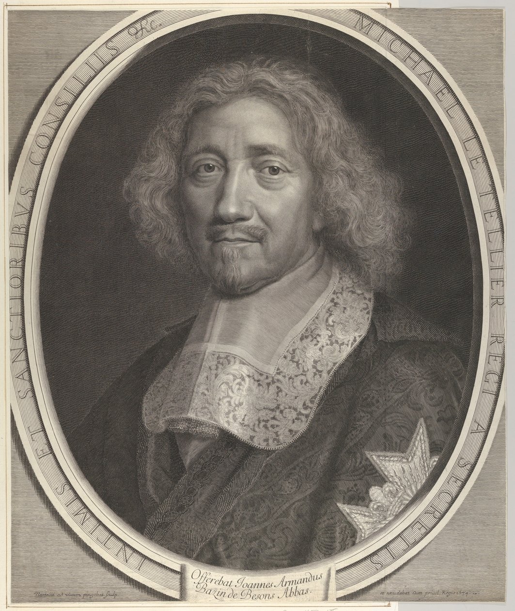 Kansler Michel IV Le Tellier af Robert Nanteuil