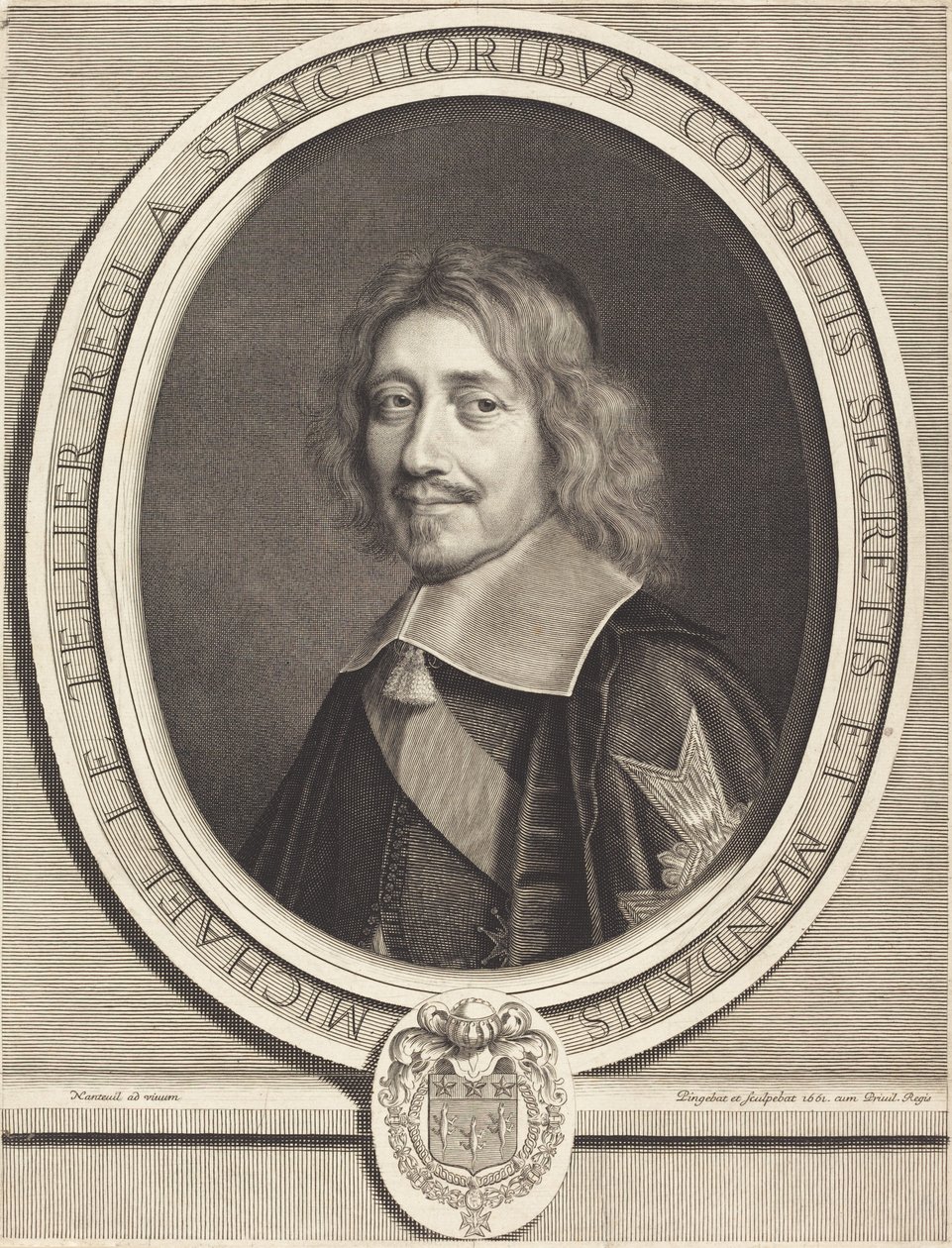 kansler Michel Le Tellier af Robert Nanteuil