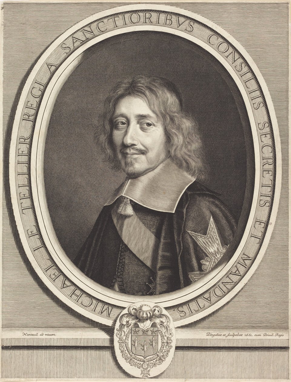 Kansler Michel Le Tellier af Robert Nanteuil