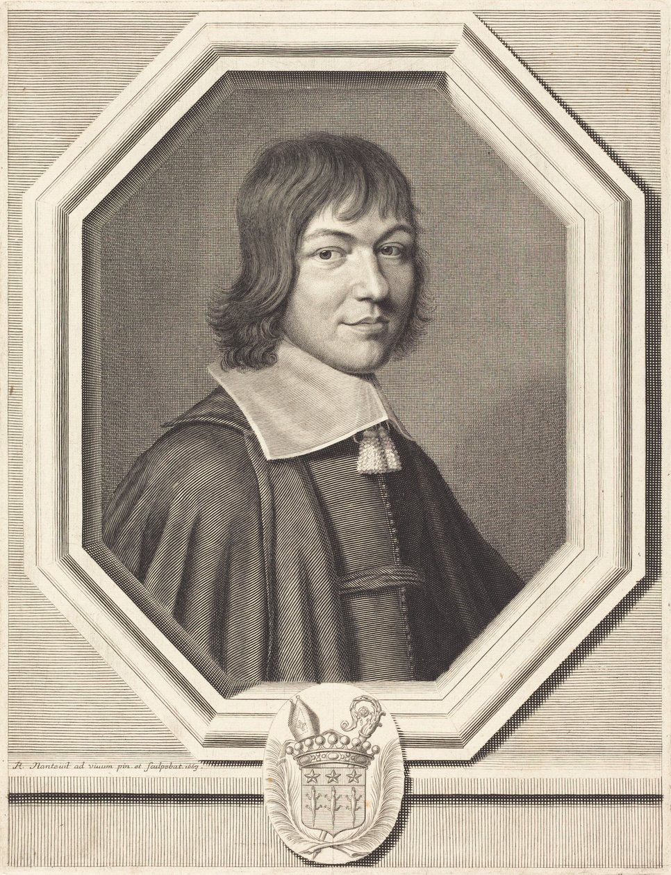 Charles-Maurice Le Tellier af Robert Nanteuil