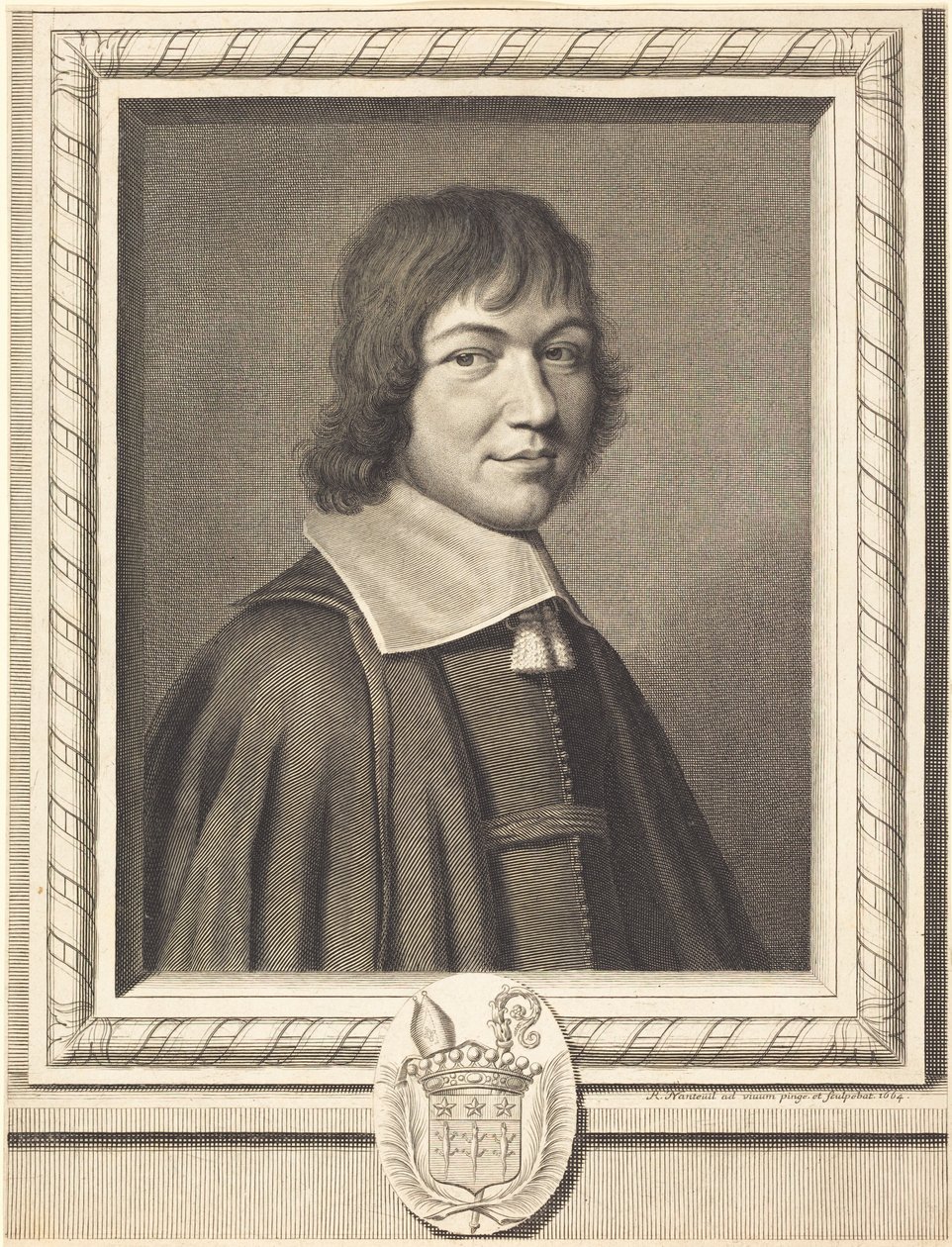 Charles-Maurice Le Tellier af Robert Nanteuil