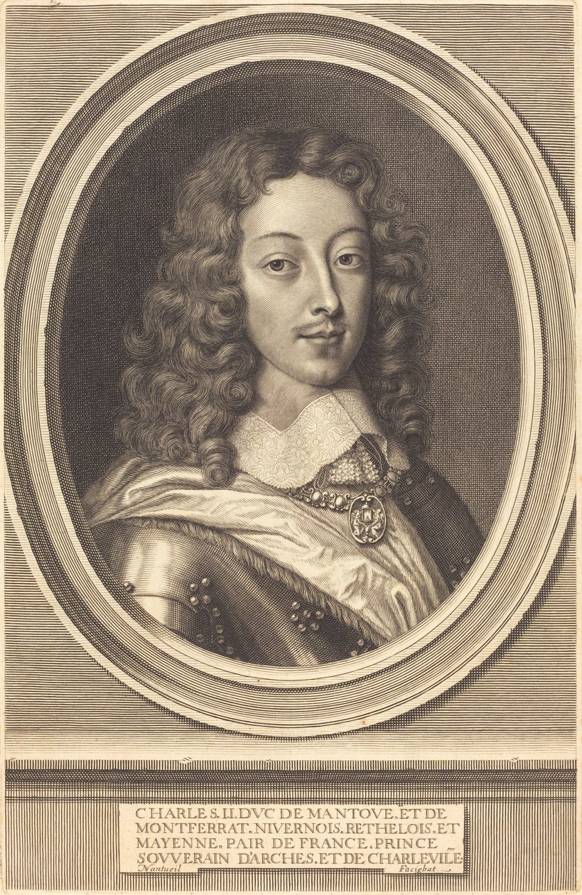 Charles II, hertug af Mantua af Robert Nanteuil