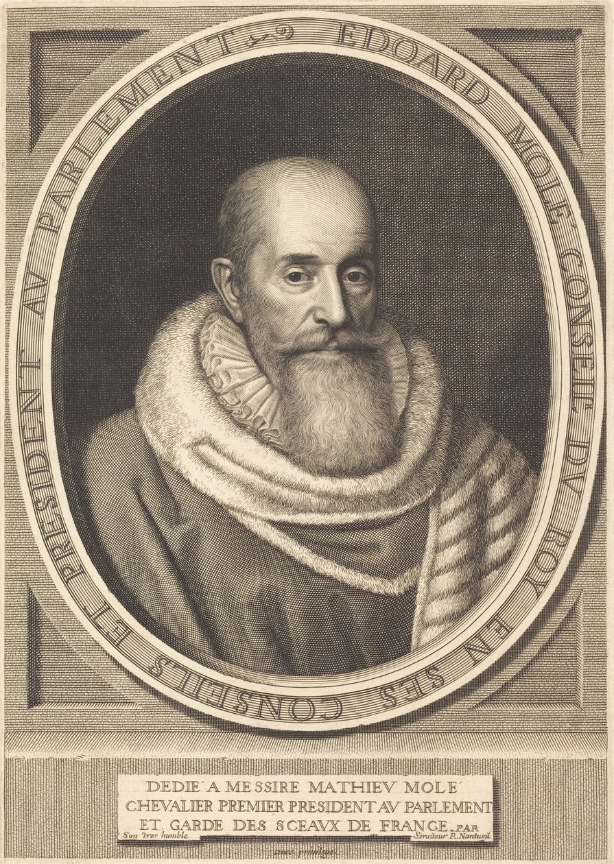 Édouard Molé af Robert Nanteuil