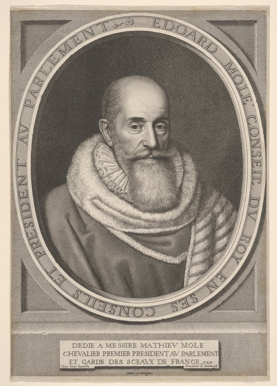 Edouard Molé af Robert Nanteuil