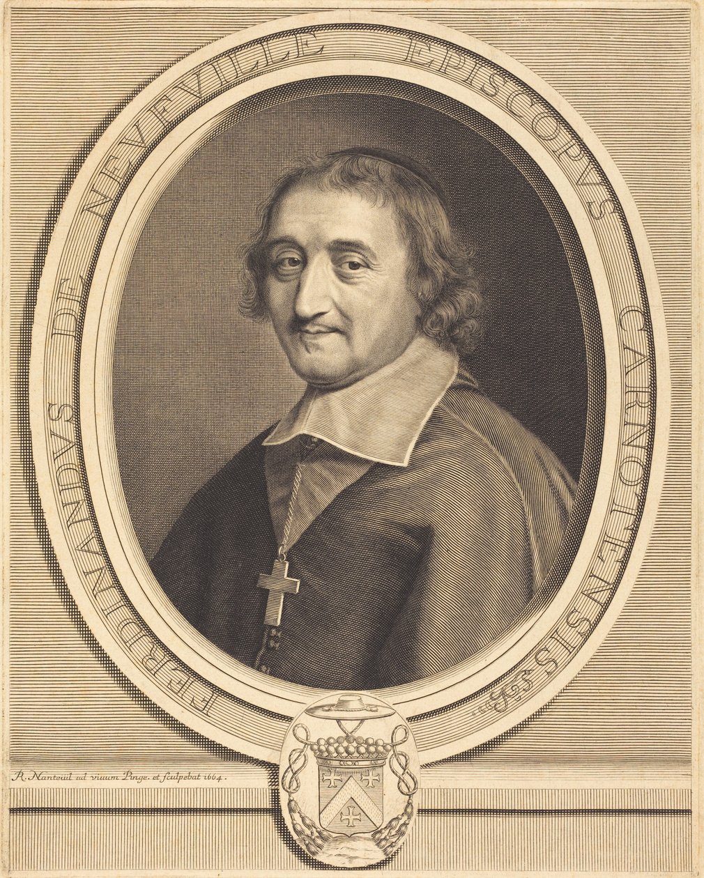 Ferdinand de Neufville af Robert Nanteuil