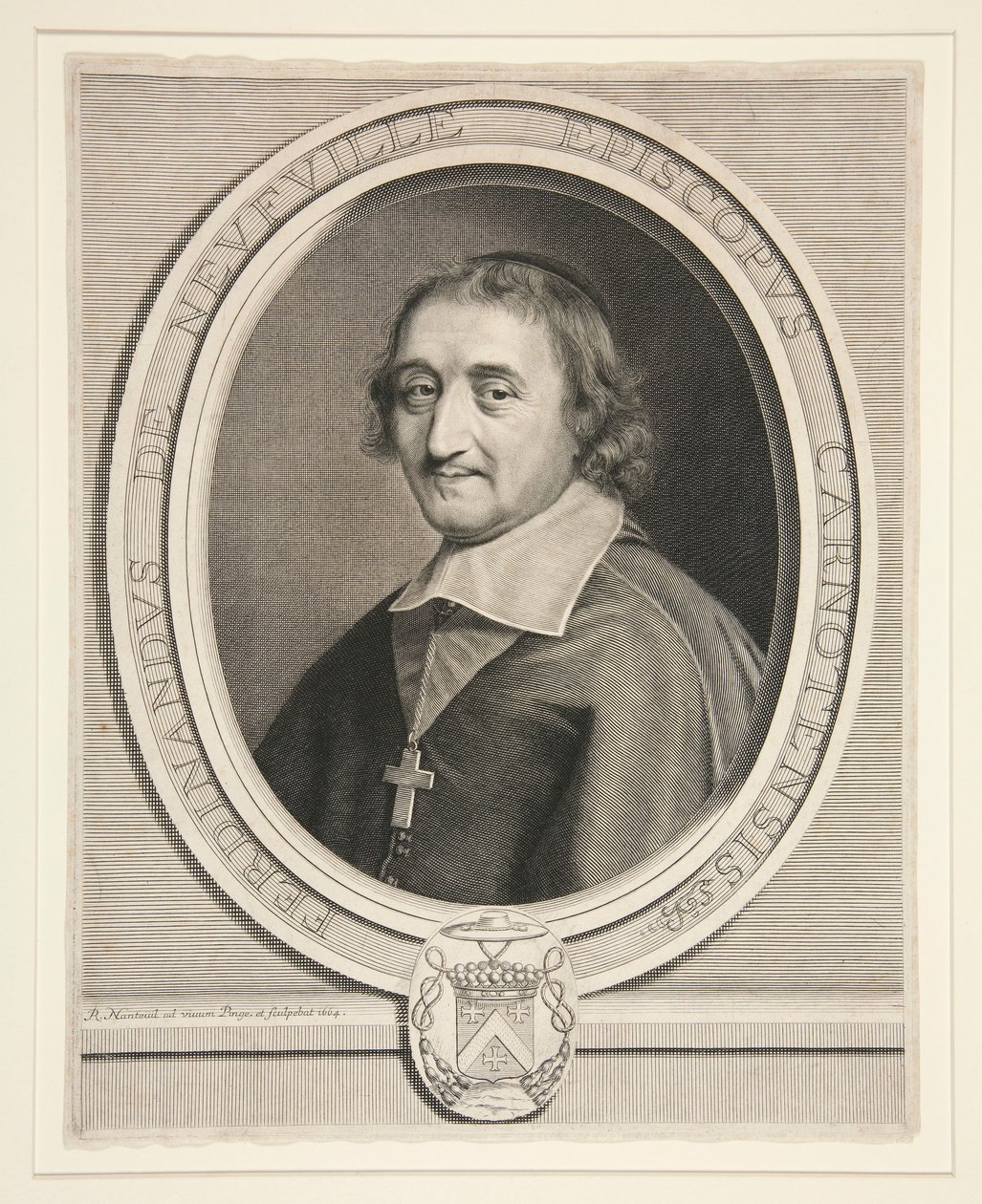 Ferdinand de Neufville, biskop af Chartres (1608-1678) af Robert Nanteuil