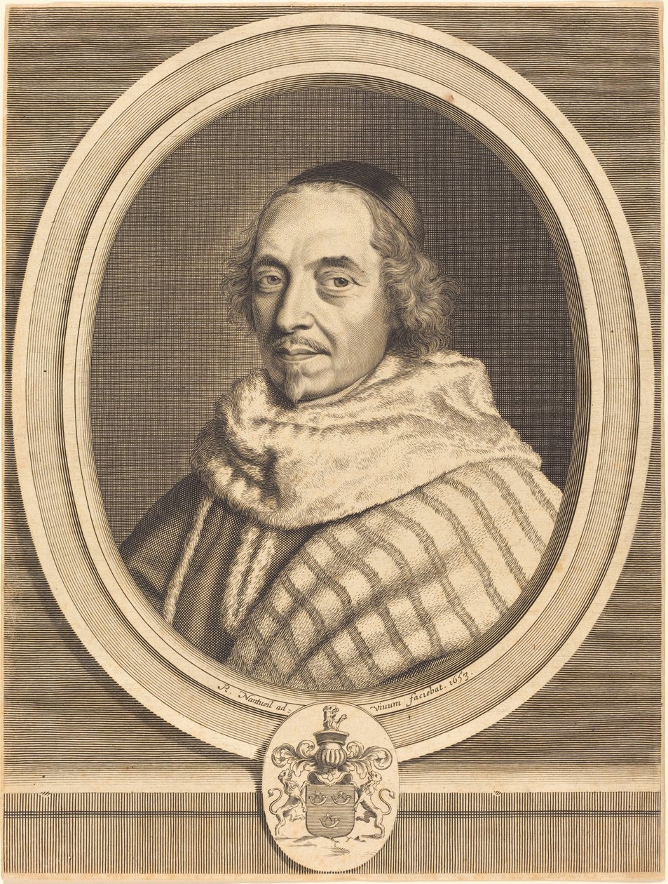 Francois-Theodore de Nesmond af Robert Nanteuil