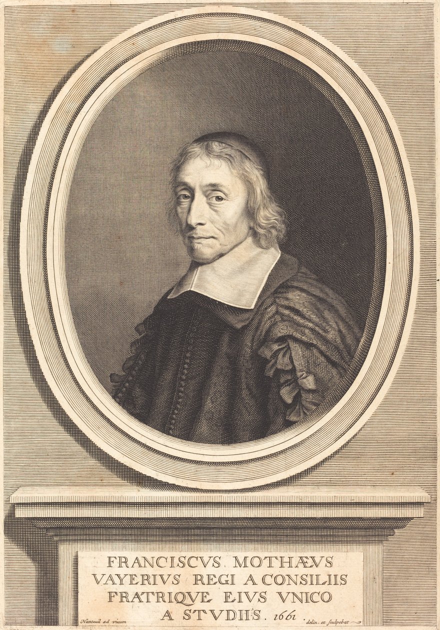 Francois de la Mothe Le Vayer af Robert Nanteuil