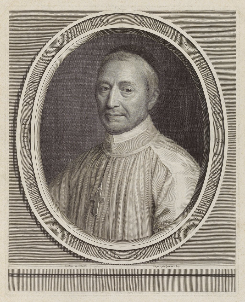 François Blanchart, Abb? de Sayde-Geneva?be (abbed af Sayde-Geneva?be) af Robert Nanteuil