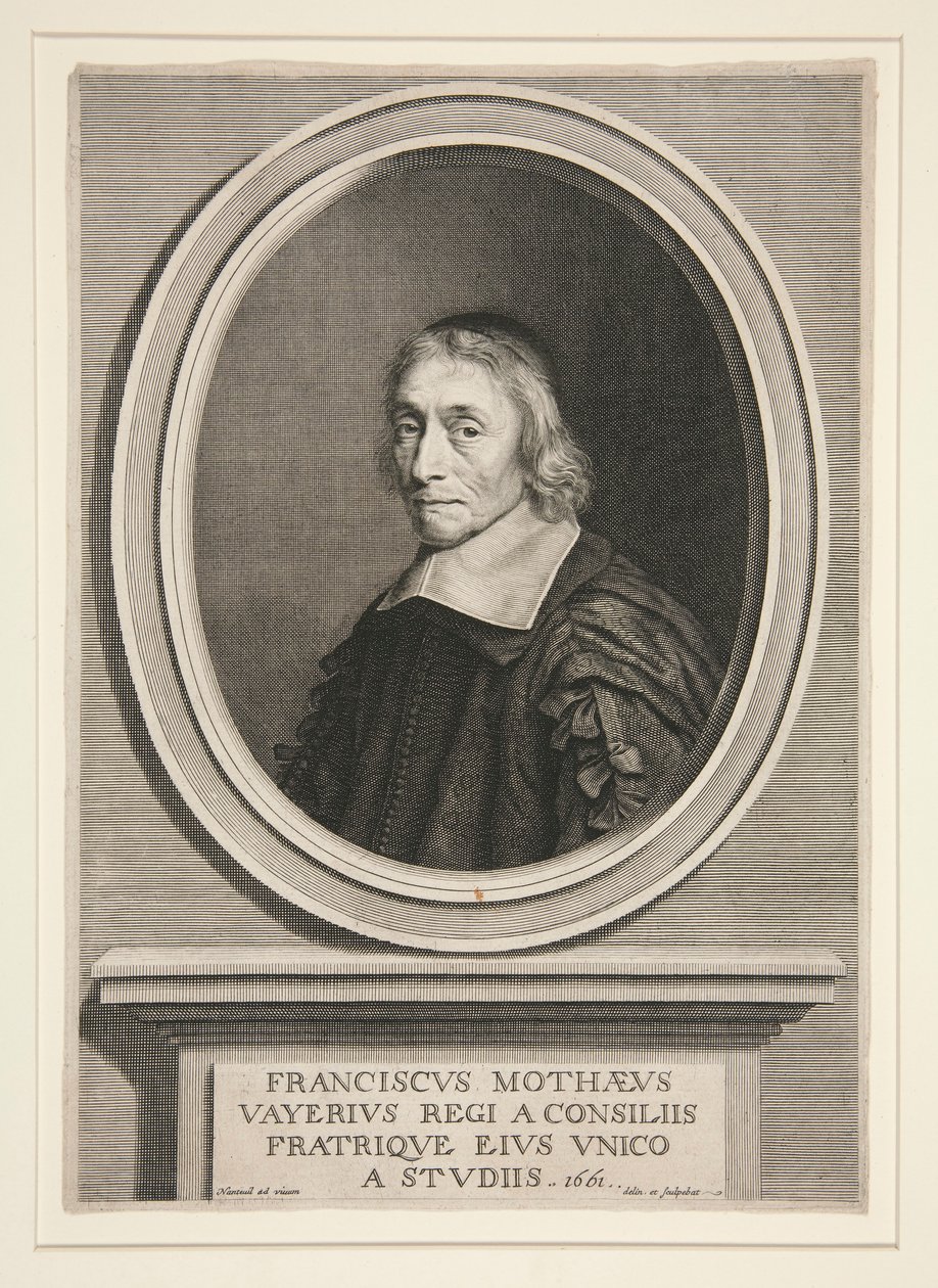 François de la Mothe-Le Vayer, rådgiver for af Robert Nanteuil