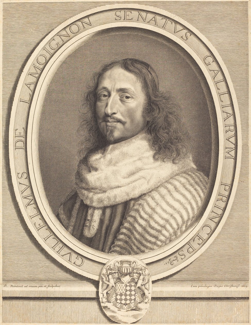 Guillaume de Lamoignon af Robert Nanteuil