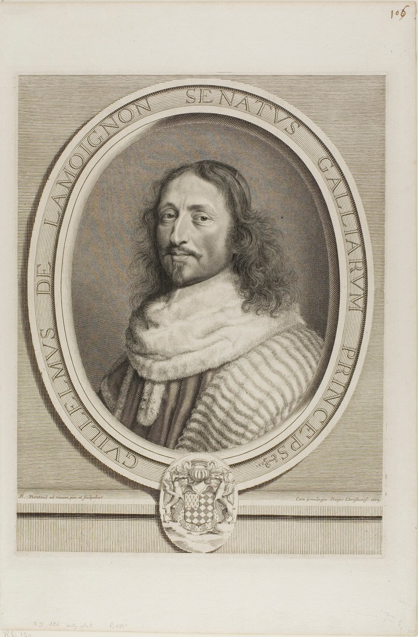 Guillaume de Lamoignon af Robert Nanteuil