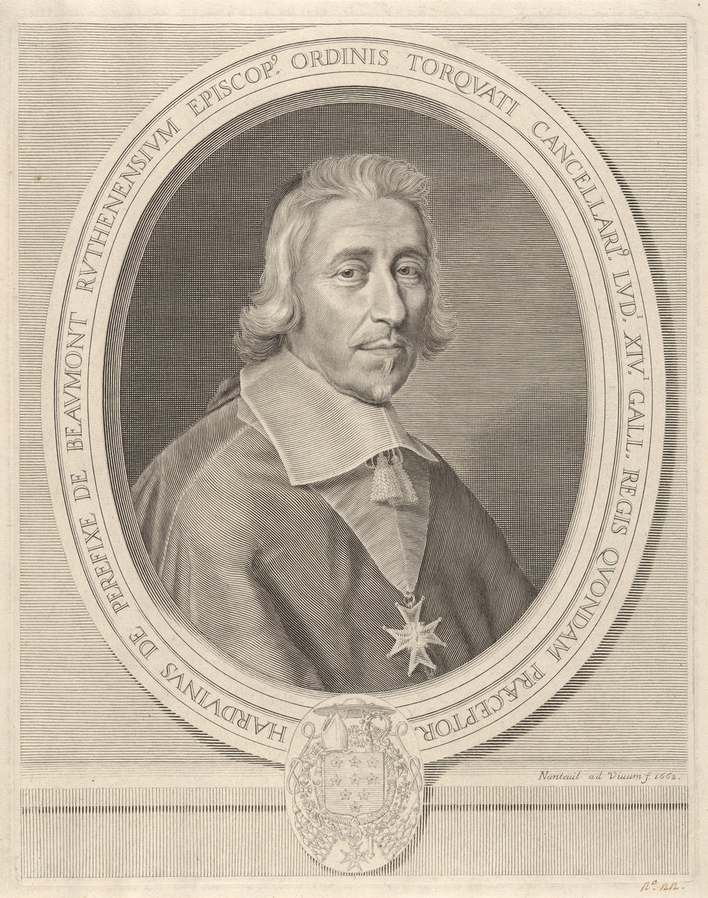Hardouin de Beaumont de Péréfixe af Robert Nanteuil