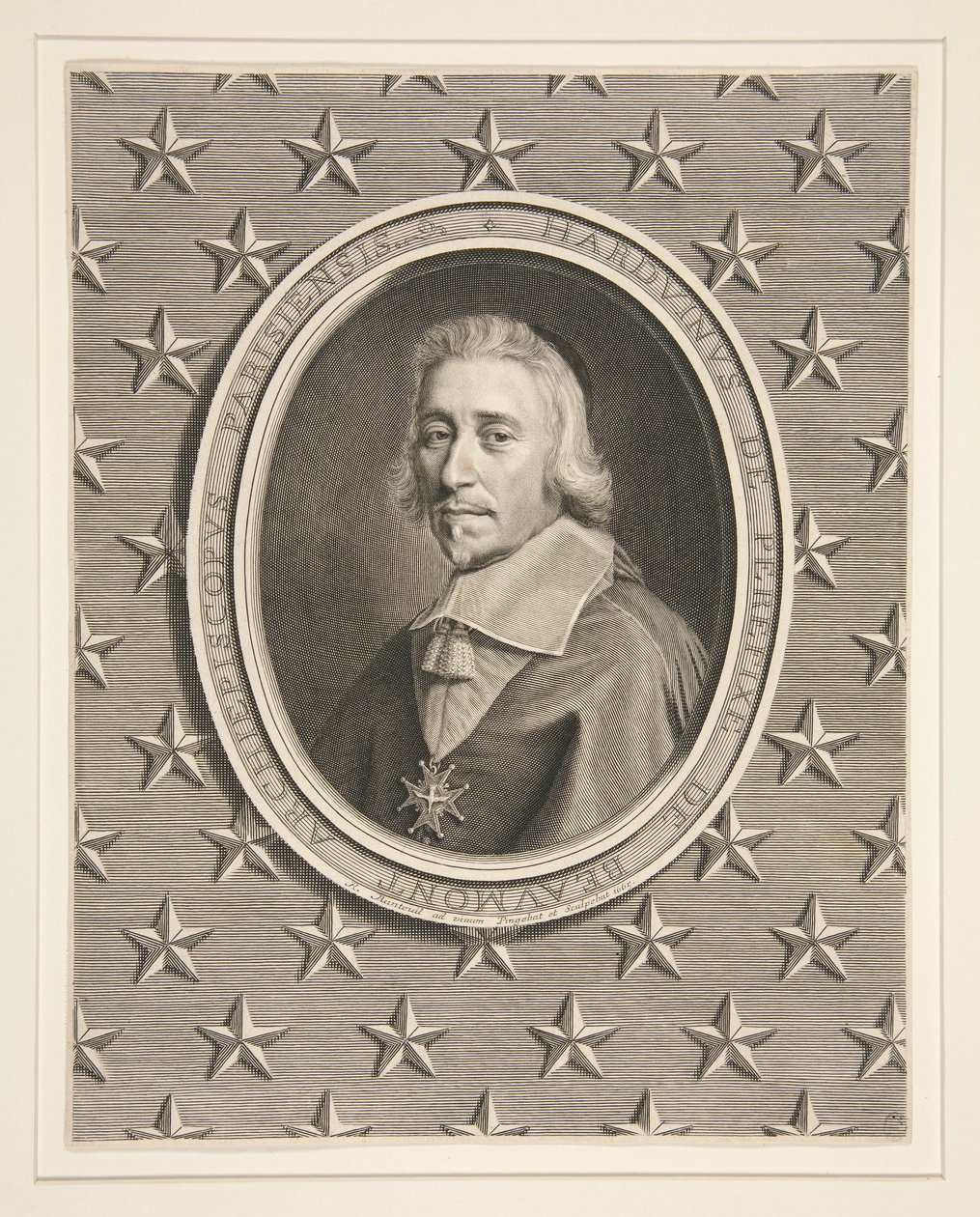 Hardouin de P?r?fixe de Beaumont, ærkebiskop af Paris (ærkebiskop af Paris) (1605-1671) af Robert Nanteuil