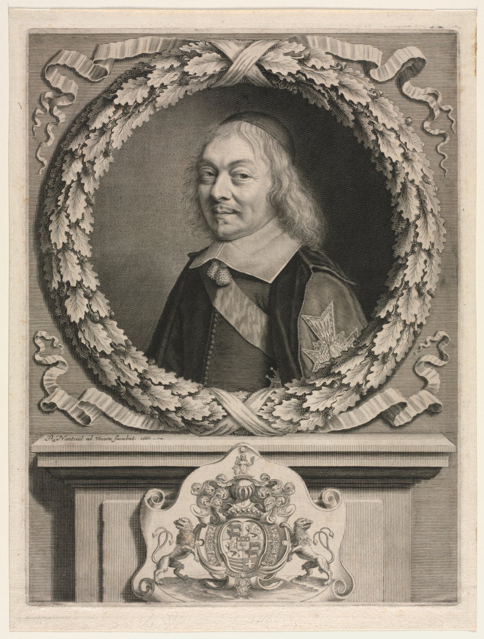 Henri-Auguste de Loménie Comte de Brienne af Robert Nanteuil