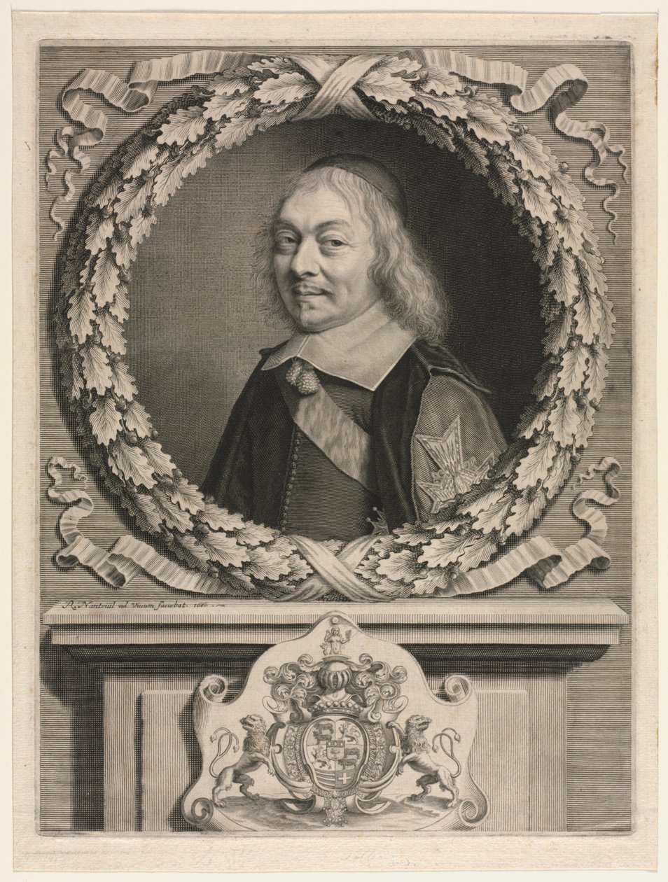 Henri-Auguste de Loménie Comte de Brienne, 1660. af Robert Nanteuil