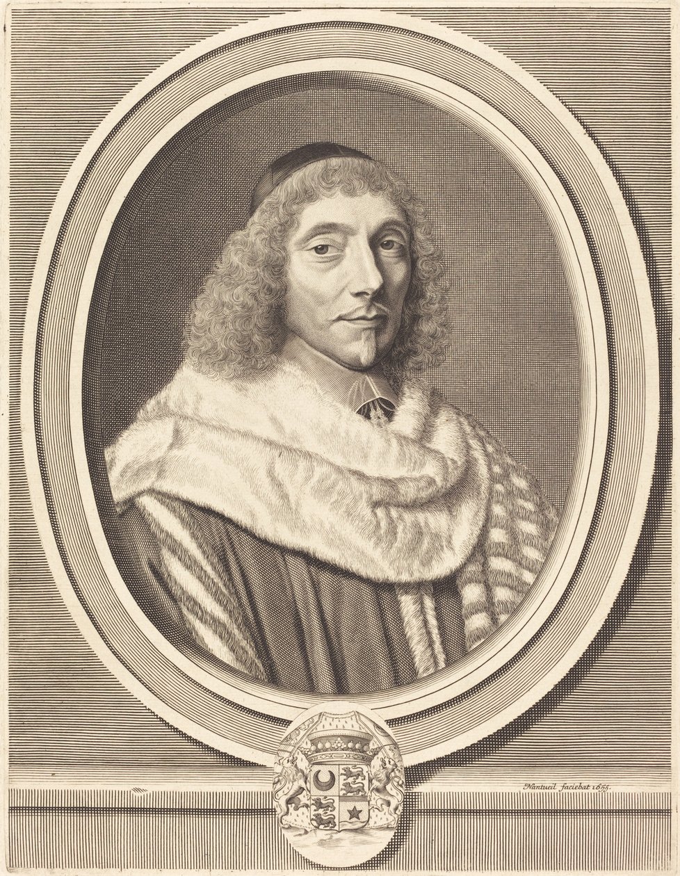 Jean Antoine de Mesmes af Robert Nanteuil