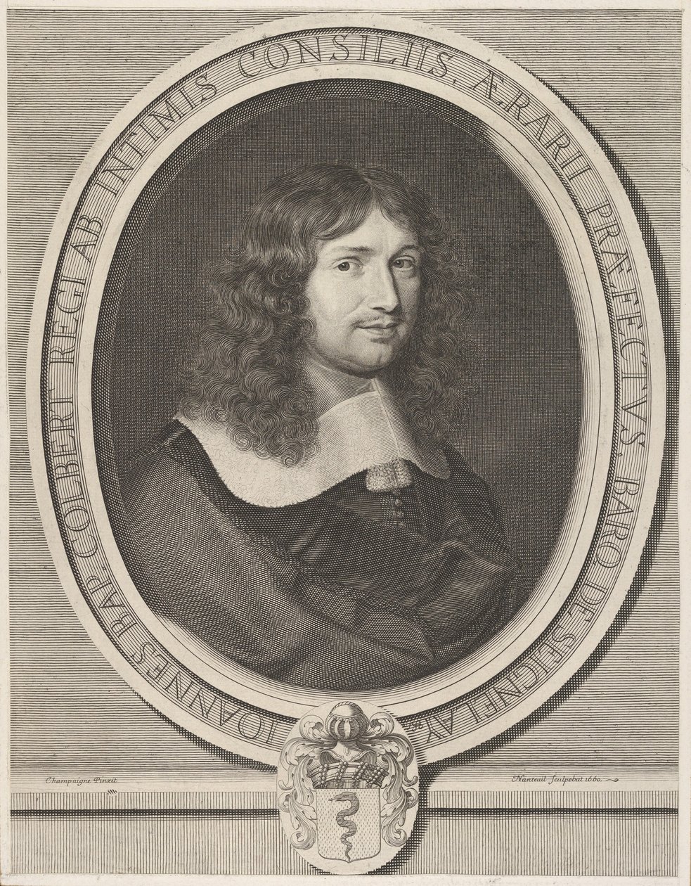 Jean-Baptiste Colbert, 1660. af Robert Nanteuil