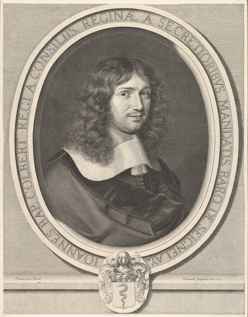 Jean-Baptiste Colbert, 1660. af Robert Nanteuil
