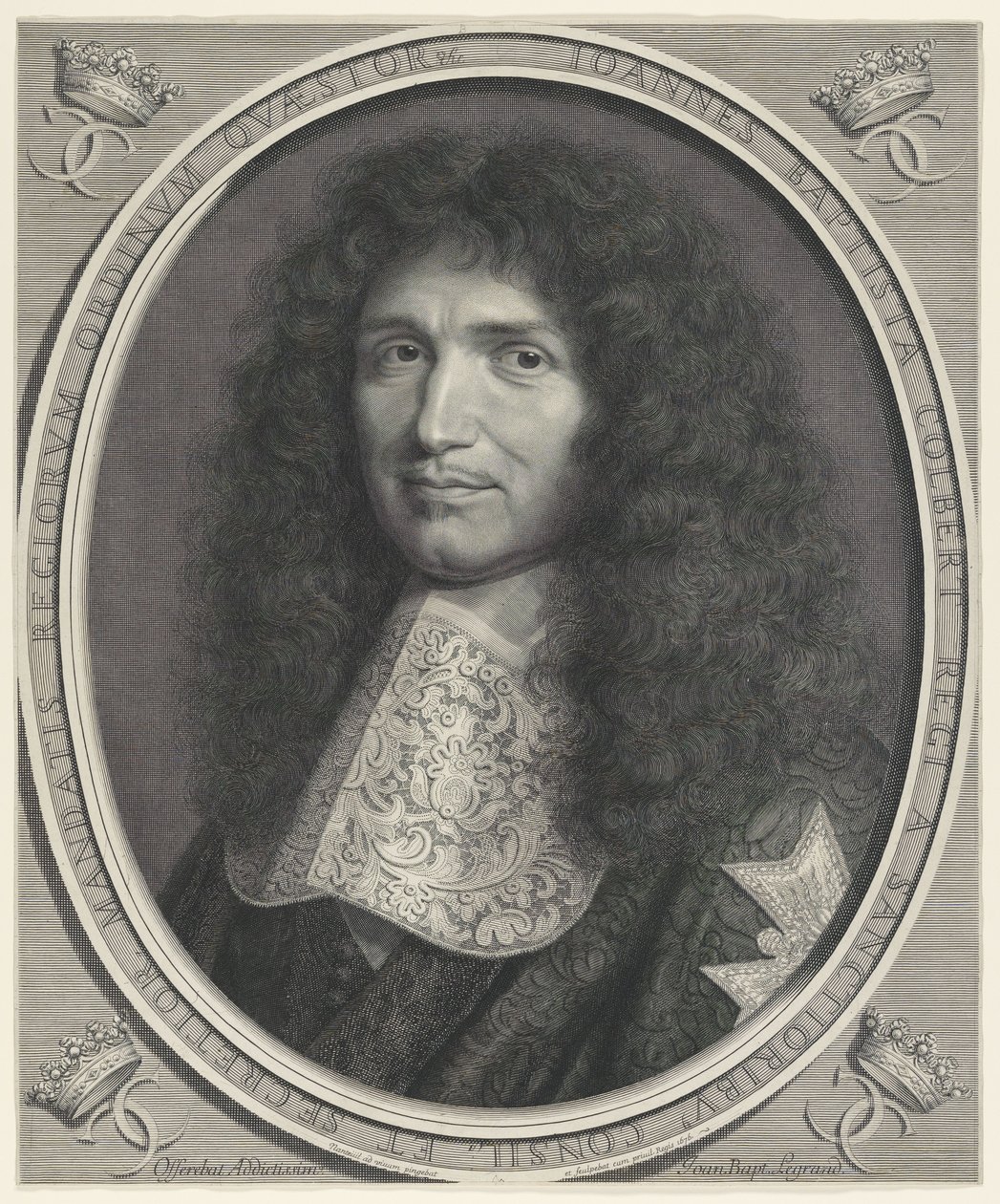 Jean Baptiste Colbert (1619-1683) af Robert Nanteuil