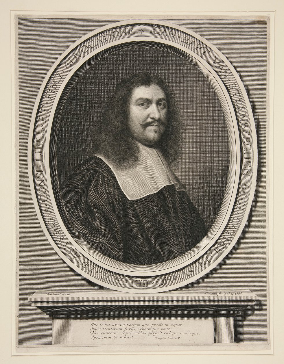 Jean Baptiste van Steenberghen, Conseiller du Roi au Conseil de Flandre (rådgiver for kongen i Flanderns råd) af Robert Nanteuil
