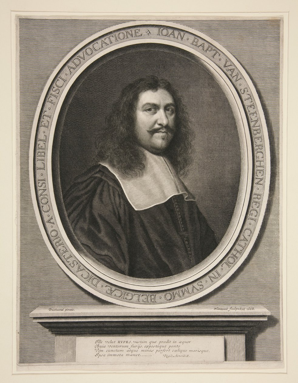 Jean Baptiste van Steenberghen, kongens rådgiver i Flanderns råd af Robert Nanteuil
