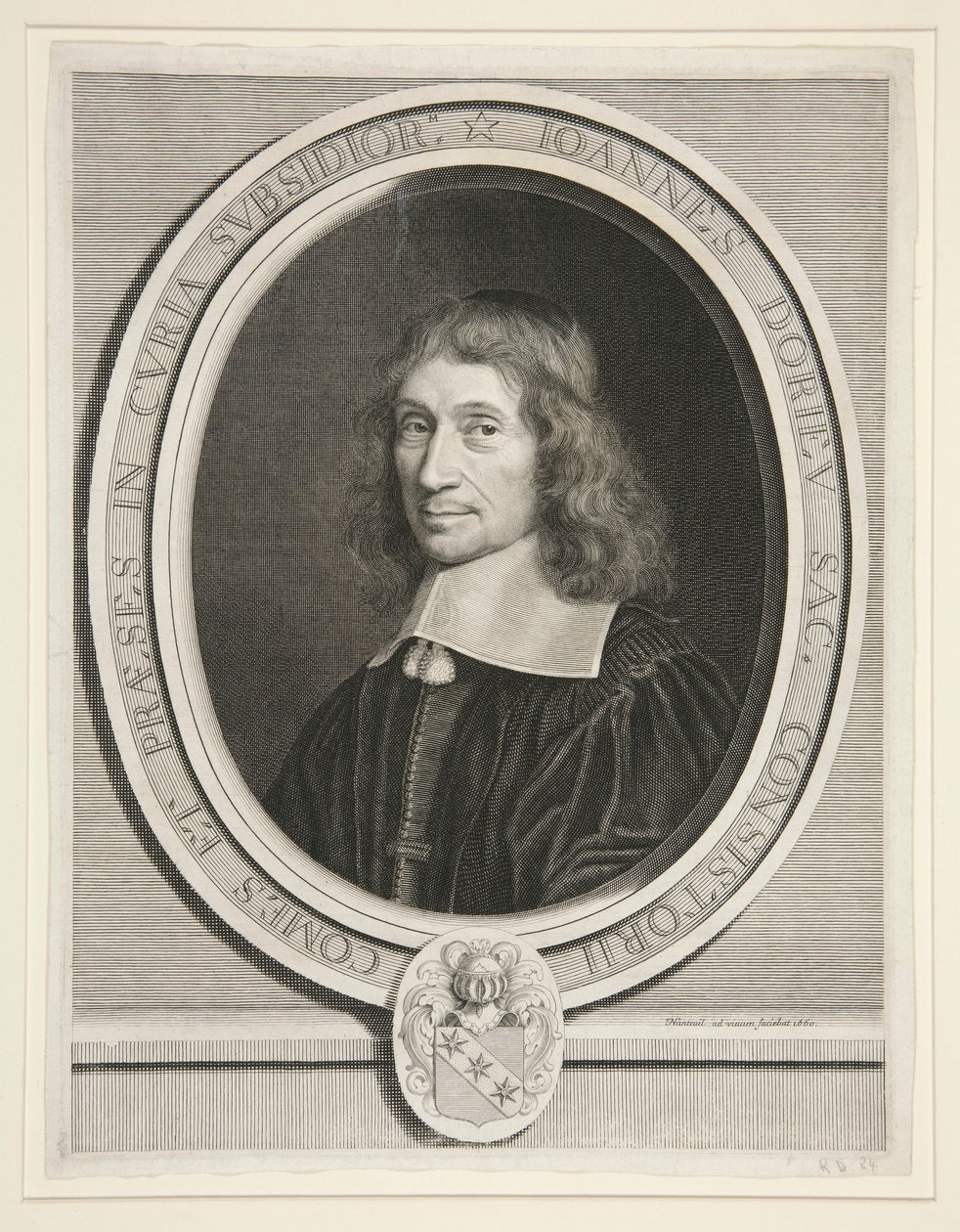 Jean Dorieu, præsident for Aids-domstolen (1596-1679) af Robert Nanteuil
