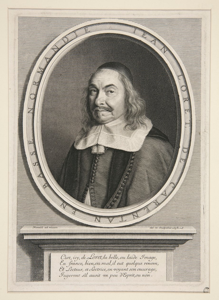 Jean Loret (1595-1665) af Robert Nanteuil