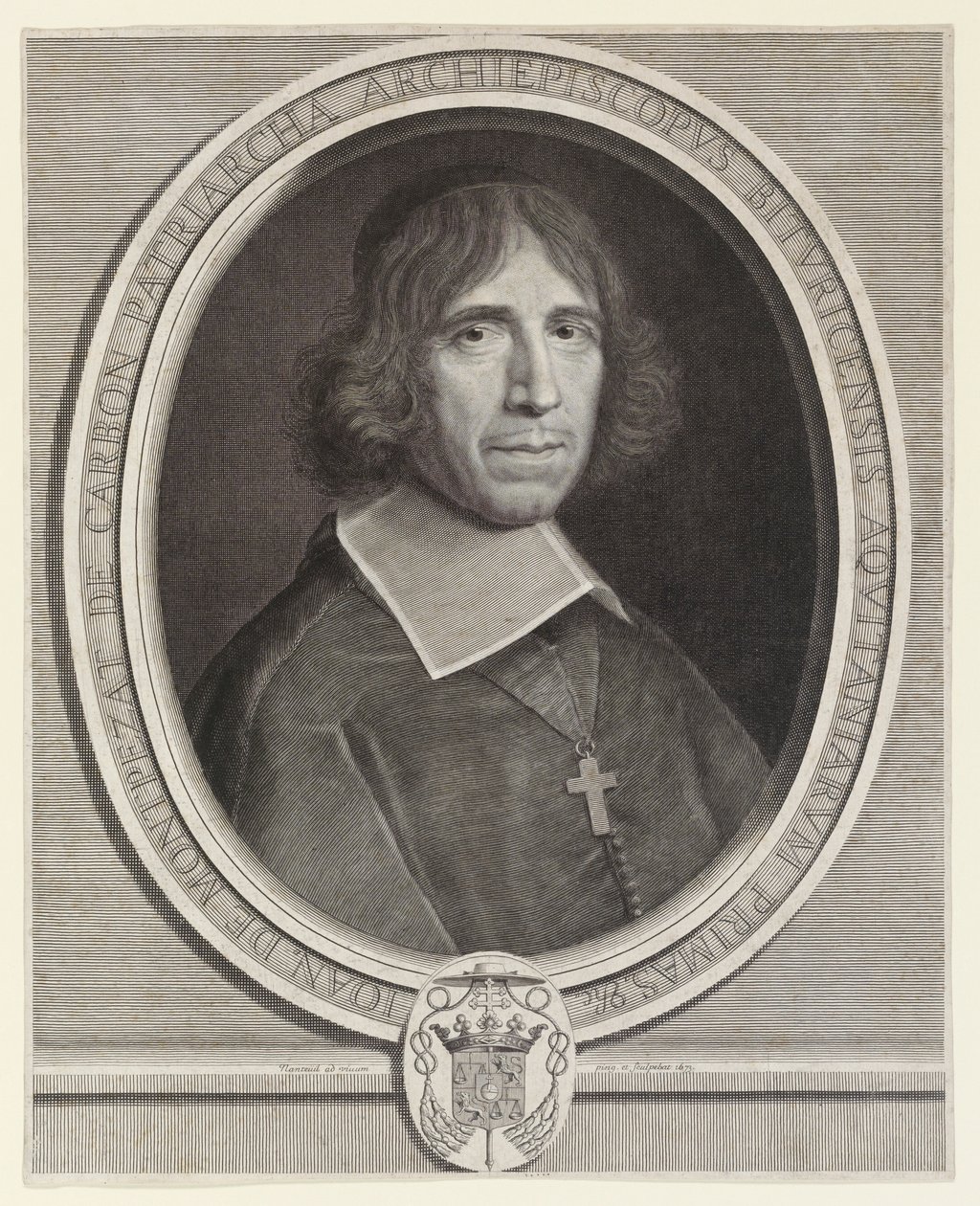 Jean de Montpezat de Carbon, ærkebiskop af Bourges, derefter af Sens (ærkebiskop af Bourges, derefter af Sens) af Robert Nanteuil