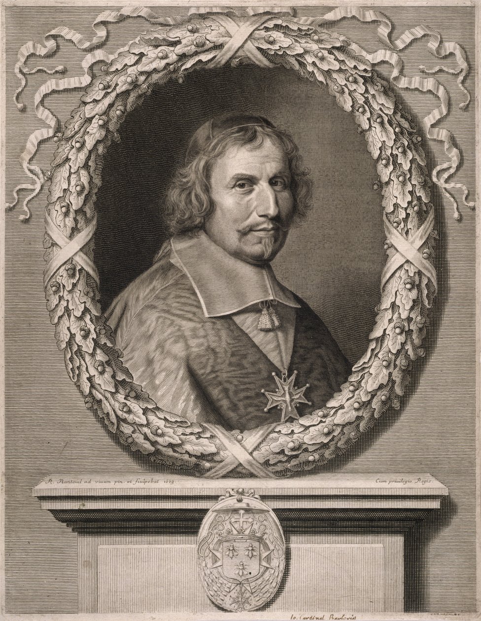 Kardinal Antoine Barberin af Robert Nanteuil