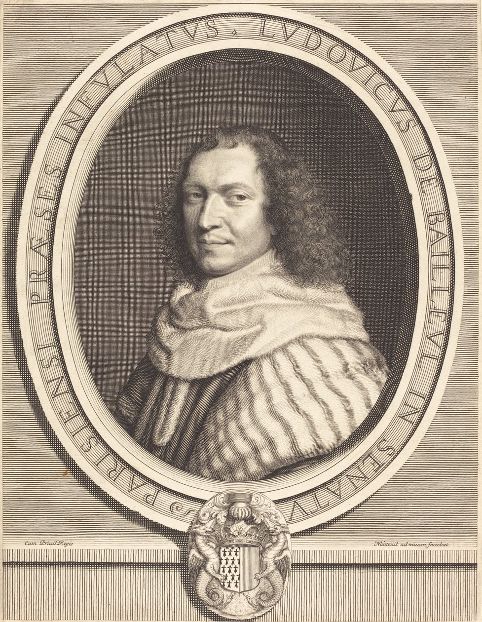 Louis-Dominique de Bailleul af Robert Nanteuil