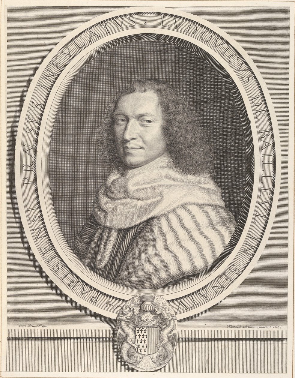 Louis-Dominique de Bailleul, 1660. af Robert Nanteuil