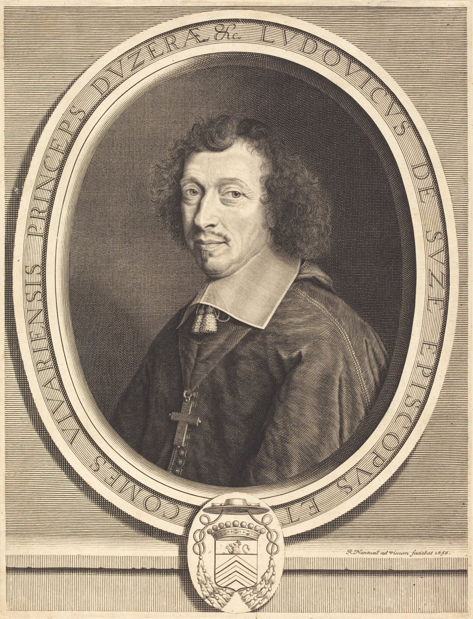 Louis-Francois de La Baume de Suze af Robert Nanteuil