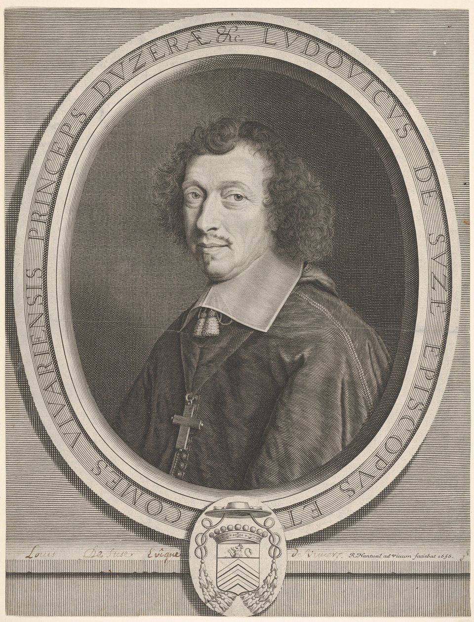 Louis-François de La Baume de Suze af Robert Nanteuil
