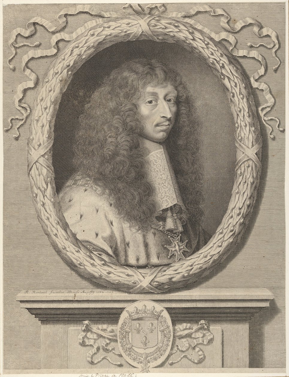 Ludvig II af Bourbon, Prins af Condé, 1662. af Robert Nanteuil