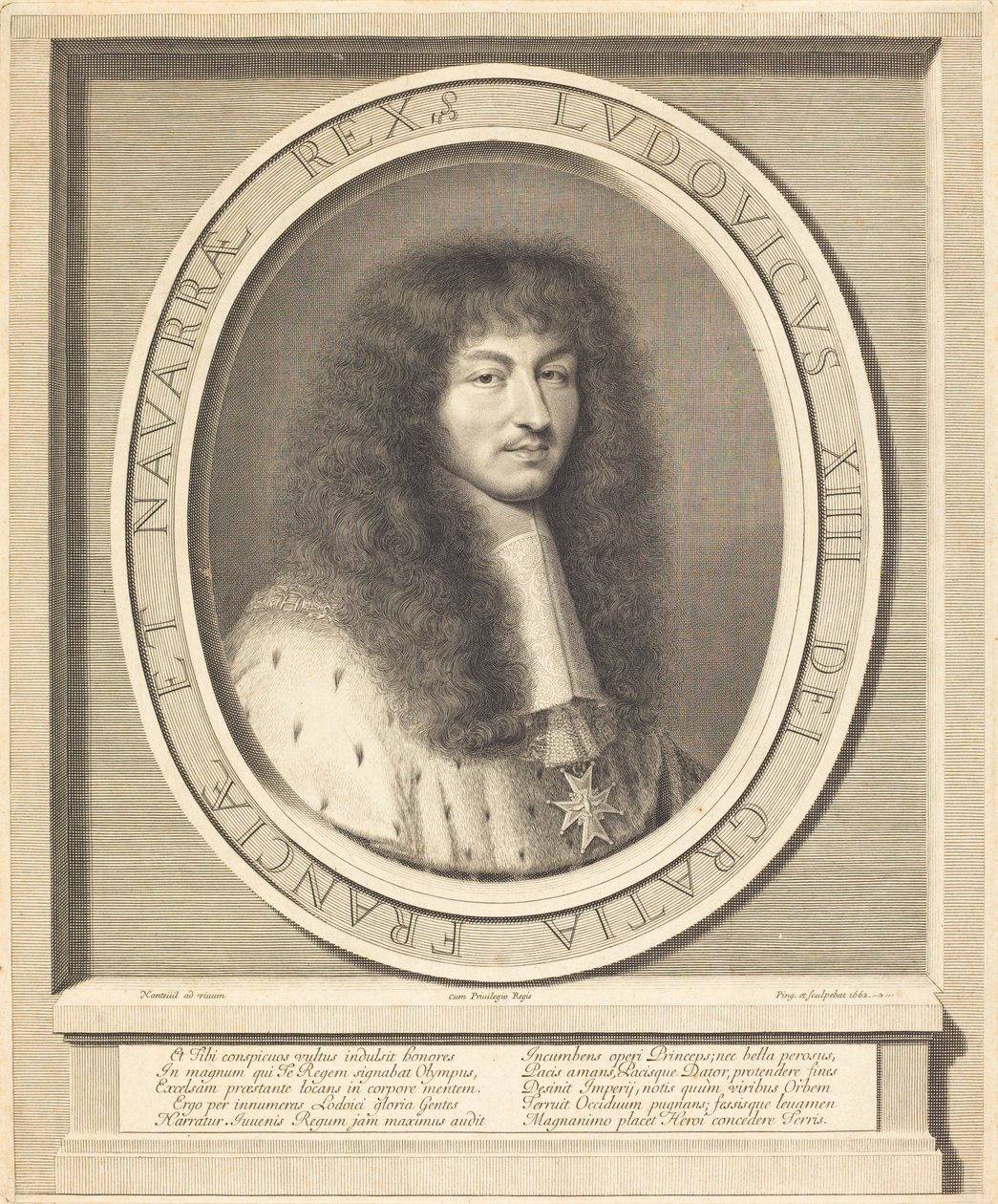 Ludvig XIV af Robert Nanteuil