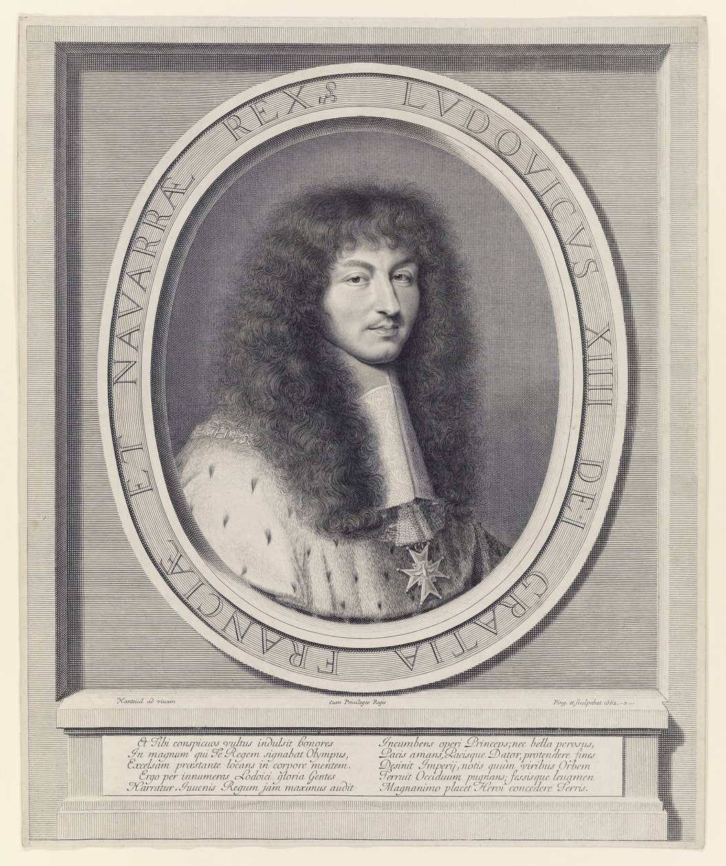 Ludvig XIV af Robert Nanteuil