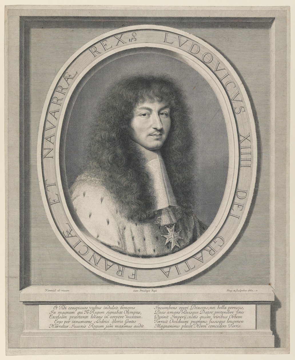 Ludvig XIV af Robert Nanteuil