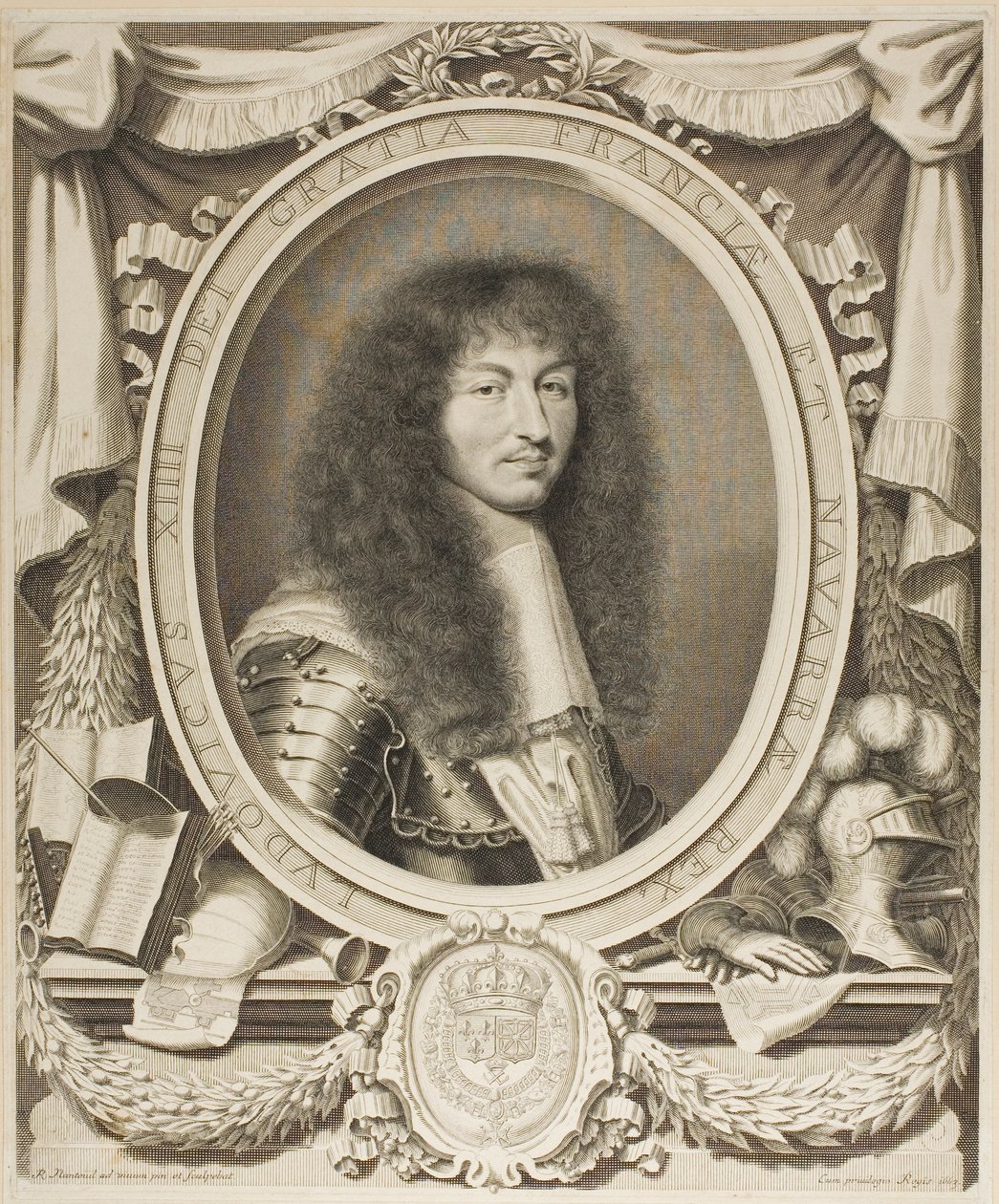 Ludvig XIV af Robert Nanteuil